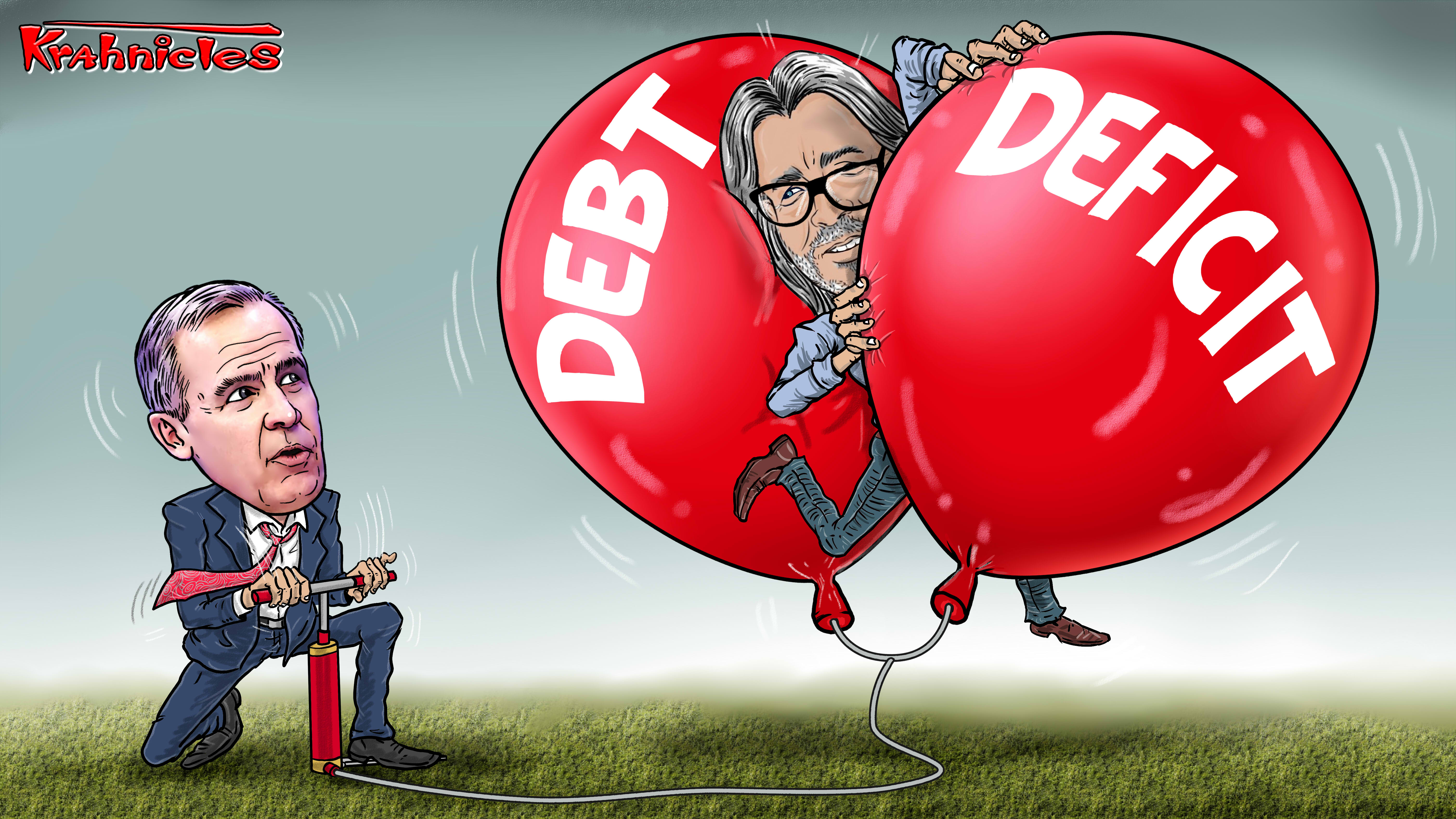 debt deficits balloons